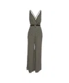 Elisabetta Franchi Wide Leg Jumpsuit With Monogram