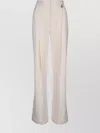Elisabetta Franchi Wide Leg Trousers Front Pleats