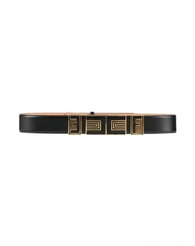 Elisabetta Franchi Woman Belt Black Size 10 Synthetic Fibers