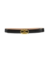 Elisabetta Franchi Woman Belt Black Size 8 Synthetic Fibers