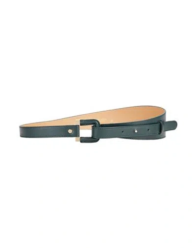 Elisabetta Franchi Woman Belt Black Size 8 Textile Fibers