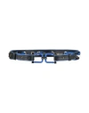 Elisabetta Franchi Woman Belt Blue Size 4 Synthetic Fibers, Polyester In Blue