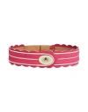 Elisabetta Franchi Woman Belt Fuchsia Size 4 Textile Fibers In Pink
