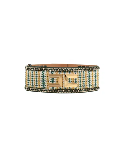 Elisabetta Franchi Belts In Green