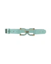 Elisabetta Franchi Woman Belt Light Green Size 10 Soft Leather In Green