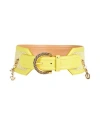 Elisabetta Franchi Woman Belt Lime Green Size 10 Textile Fibers In Green