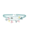 Elisabetta Franchi Woman Belt Sky Blue Size Onesize Metal