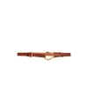 Shop Elisabetta Franchi Woman Belt Tan Size 8 Bovine Leather