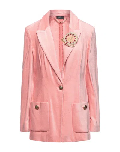 Elisabetta Franchi Suit Jackets In Pastel Pink