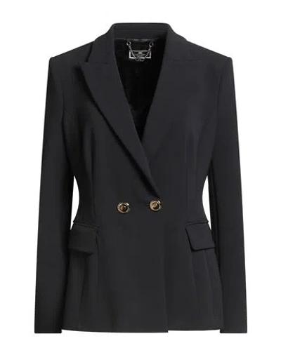 Elisabetta Franchi Woman Blazer Black Size 10 Polyester, Elastane