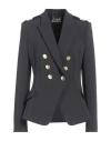 Elisabetta Franchi Woman Blazer Black Size 10 Polyester, Elastane