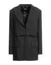 Elisabetta Franchi Woman Blazer Black Size 6 Viscose, Elastane, Polyamide In Black