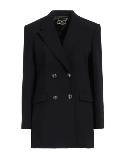 Elisabetta Franchi Woman Blazer Black Size 8 Polyester