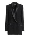 Elisabetta Franchi Woman Blazer Black Size 8 Polyester