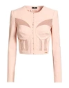 Elisabetta Franchi Woman Blazer Blush Size 6 Polyamide, Elastane In Pink