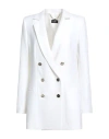 Elisabetta Franchi Woman Blazer Ivory Size 6 Polyester, Elastane In White