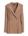 Elisabetta Franchi Woman Blazer Light Brown Size 10 Polyamide, Viscose, Polyester In Nude