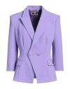 Elisabetta Franchi Woman Blazer Lilac Size 8 Polyester, Elastane In Purple