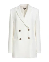 Elisabetta Franchi Woman Blazer White Size 8 Polyester, Elastane In White