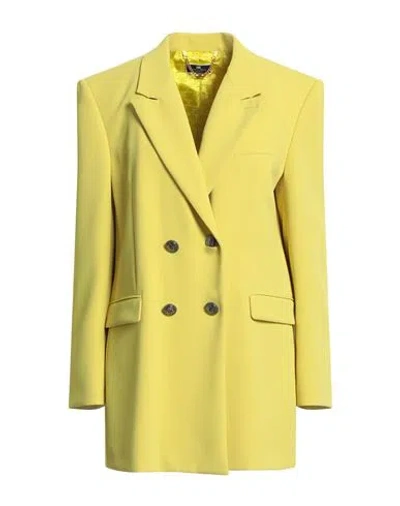 ELISABETTA FRANCHI ELISABETTA FRANCHI WOMAN BLAZER YELLOW SIZE 8 POLYESTER