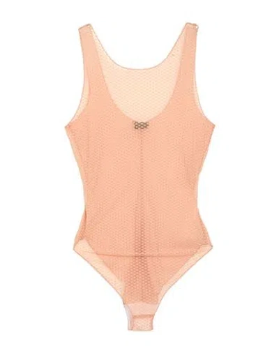 Elisabetta Franchi Woman Bodysuit Blush Size 8 Polyamide, Elastane In Pink