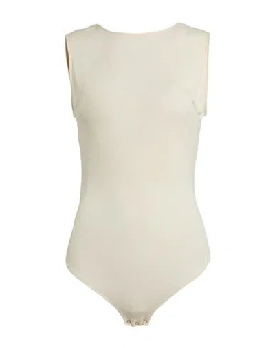 Elisabetta Franchi Woman Bodysuit Ivory Size 8 Viscose, Elastane
