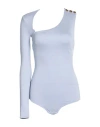 Elisabetta Franchi Woman Bodysuit Lilac Size 10 Viscose, Elastane, Cotton