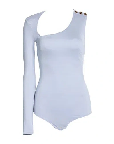 Elisabetta Franchi Woman Bodysuit Lilac Size 10 Viscose, Elastane, Cotton