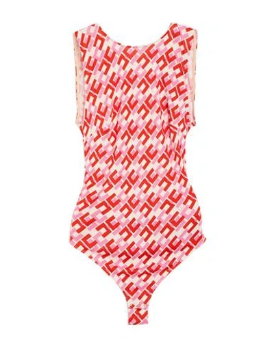 Elisabetta Franchi Woman Bodysuit White Size 8 Viscose