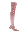 Elisabetta Franchi Knee Boots In Pink