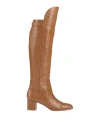 Elisabetta Franchi Woman Boot Camel Size 7 Leather In Beige