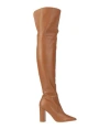Elisabetta Franchi Woman Boot Tan Size 6 Leather In Brown