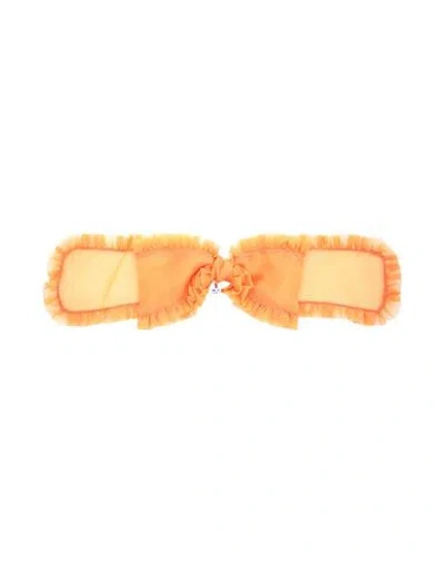 Elisabetta Franchi Woman Brooch Orange Size - Polyester