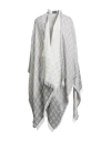 Elisabetta Franchi Woman Cape Light Grey Size Onesize Acrylic, Wool, Viscose