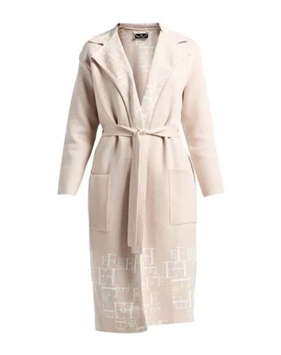 Elisabetta Franchi Woman Cardigan Blush Size 8 Viscose, Polyamide, Polyester, Elastane