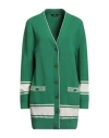 Elisabetta Franchi Woman Cardigan Green Size 4 Viscose, Acrylic, Polyester