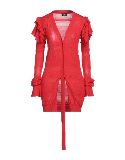 Elisabetta Franchi Cardigans In Red
