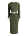 Elisabetta Franchi Woman Co-ord Military Green Size 8 Viscose, Polypropylene, Polyester