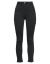 Elisabetta Franchi Woman Denim Pants Black Size 29 Cotton, Elastomultiester, Elastane In Black