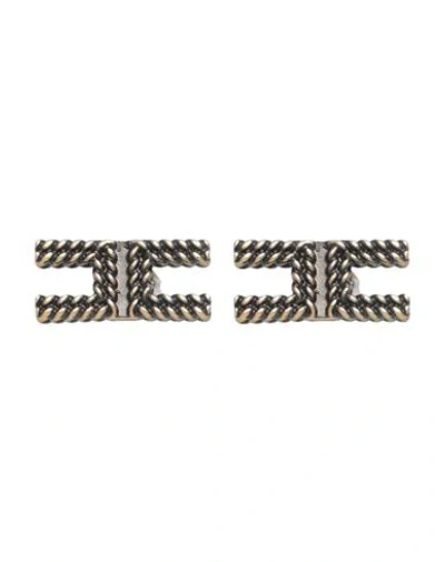 Elisabetta Franchi Woman Earrings Gold Size - Metal