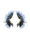 Elisabetta Franchi Woman Earrings Slate Blue Size - Metal