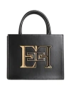 Elisabetta Franchi Medium Logo-plaque Tote Bag In Black