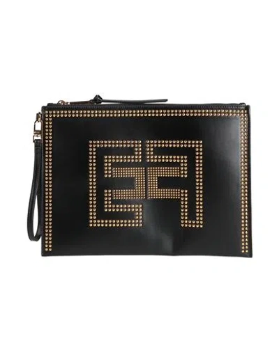 Elisabetta Franchi Woman Handbag Black Size - Polyurethane, Polyester, Cotton