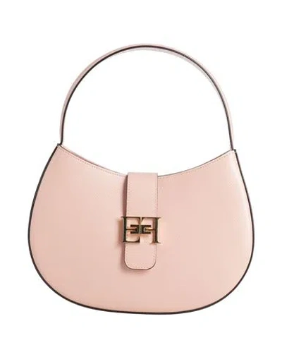 Elisabetta Franchi Woman Handbag Light Pink Size - Leather