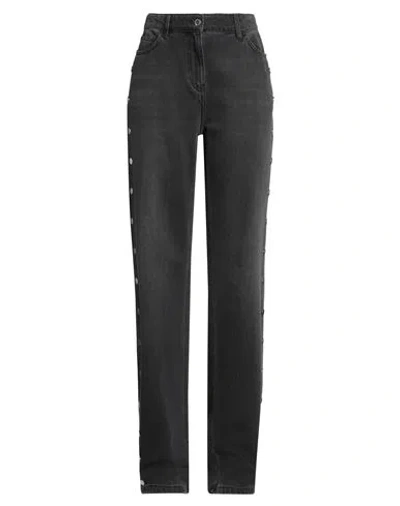 Elisabetta Franchi Woman Jeans Black Size 29 Cotton