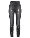 Elisabetta Franchi Woman Jeans Black Size 29 Cotton, Elastane In Black