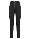 ELISABETTA FRANCHI ELISABETTA FRANCHI WOMAN JEANS BLACK SIZE 30 COTTON, ELASTOMULTIESTER, ELASTANE, METAL