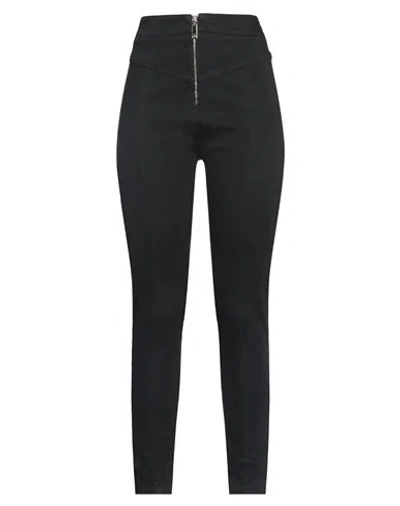 Elisabetta Franchi Woman Jeans Black Size 30 Cotton, Elastomultiester, Elastane, Metal