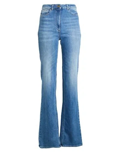 Elisabetta Franchi Woman Jeans Blue Size 29 Cotton, Elastane