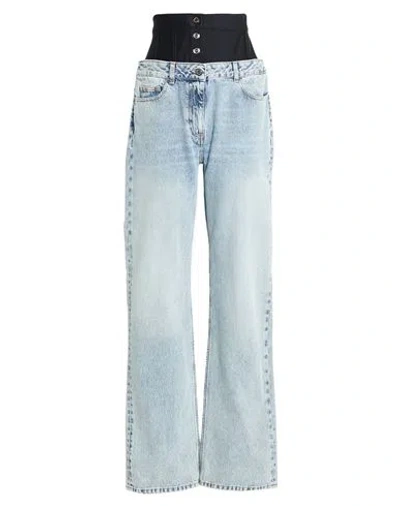 ELISABETTA FRANCHI ELISABETTA FRANCHI WOMAN JEANS BLUE SIZE 29 COTTON, POLYAMIDE, ELASTANE